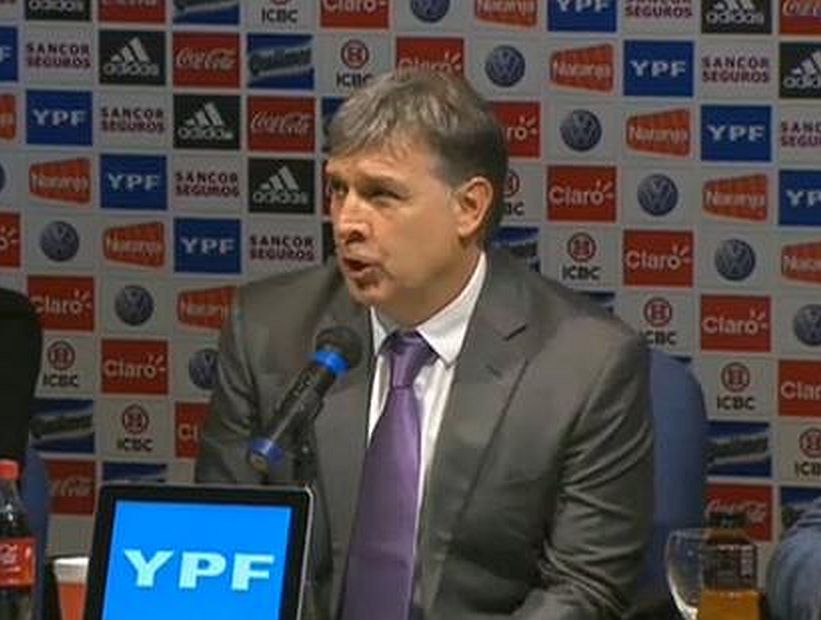 Argentina. Tiene nuevo director técnico para su selección. El  “Tata”  Martino, fue presentado como entrenador de la selección de fútbol Argentino.
